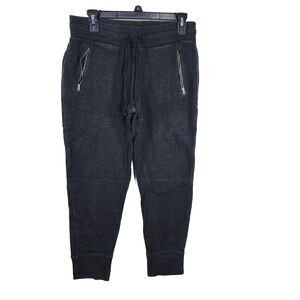 American Eagle Women Jogger Pants Medium Zip Pocket High Rise Drawstring Ankle